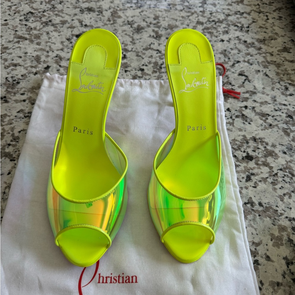 Christian Louboutin Neon Heels